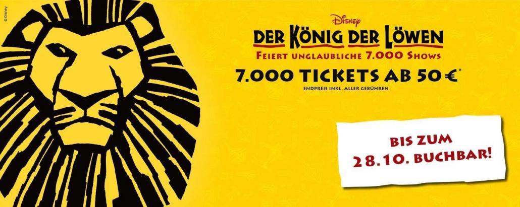 König der Löwen: Musical-Tickets für 50 Euro - weiterhin verfügbar